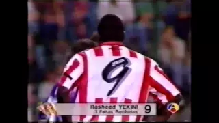 RASHIDI YEKINI DESTROYS REAL MADRID STARS