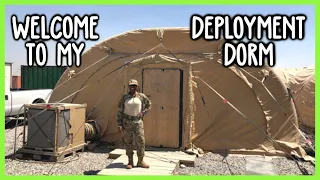 Deployed Military Dorm Tour | Air Force Dorms