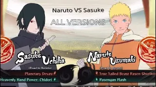 Naruto VS Sasukes All FIGHT With Ending - Naruto Storm 4- Adult Narutos Vs Adult Sasukes