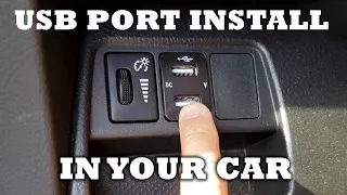 How to Install a USB Charging Port in your Car