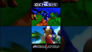 Sonic 3D Blast (1996) Sega Genesis vs Sega Saturn Intro