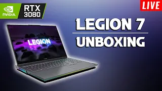 Lenovo Legion 7 | Live Unboxing | RTX 3080 + 5900HX