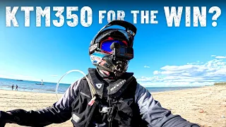 KTM350 EXC vs Little Chinese Bike on the BEACHES of MADAGASCAR🇲🇬[S7-E100]