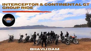Royal Enfield Interceptor & Continental GT 650 Group Ride to Bhavli Dam Igatpuri | Rumble Brothers