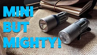 These new EDC flashlights are mini, but MIGHTY! (Foursevens Mini MKIII & Mini Turbo MKIII)