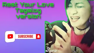 REST YOUR LOVE TAGALOG VERSION #smulekaraoke #stressfree #kantahan