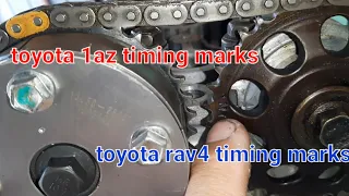 toyota 1az rav4 timing marks..