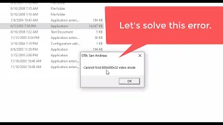 How To Fix GTA San Andreas Cannot find 800x600x32 video mode | Tech Book