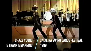 Frankie Manning & Chazz Young Shim Sham @ Catalina Swing Dance Festival 1999