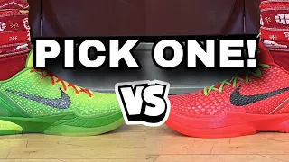 Nike Kobe 6 Protro "Grinch" vs "Reverse Grinch"! What's Better?