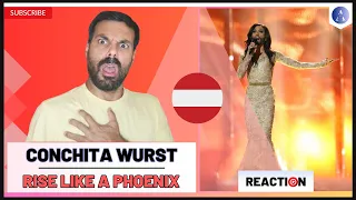 CONCHITA WURST m/v “Rise Like a Phoenix" REACTION | AUSTRIA  🇦🇹 EUROVISION 2014