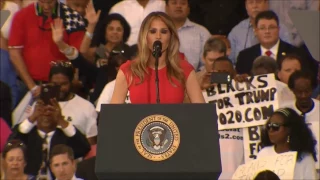Lord's Prayer By First Lady  Melania Trump