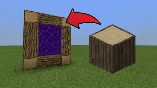 How To Make a Portal to the Wood Dimension in MCPE (Minecraft PE)