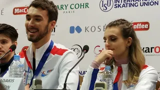 Papadakis & Cizeron. European Figure Skating Championships 2019 in Minsk.