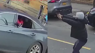 Suspects sought in Bronx shootout