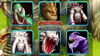 ALL LEGENDARY DRAGONS WITH CINEMATICS (DRAGONS RISE OF BERK)