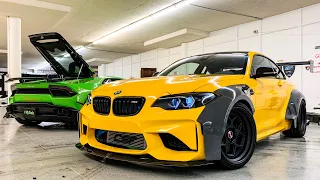 ALEX CHOI'S BMW M2 WIDEBODY DRIFT BUILD! *UPGRADED TURBOS 600 HP*