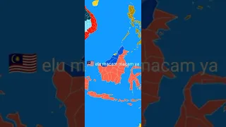 ketika Indonesia mengambil tanah Malaysia (world provinces)