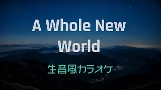 【カラオケ】A Whole New World【オフボーカル】
