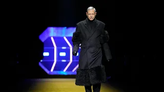 Jeff Goldblum, Kyle MacLachlan walk the runway for Prada at Milan Fashion Week