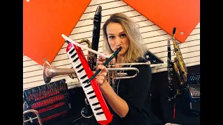 Helena Polka - Mollie plays multiple instruments AT THE SAME TIME!!!  Mollie B & Ted Lange - #23