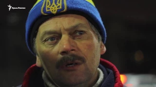 В Киеве прошел перфоманс ко «Дню сопротивления Крыма российской оккупации»