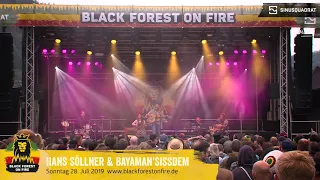 Hans Söllner & Bayaman'Sissdem beim Black Forest on Fire Reggae Festival 2019 in Berghaupten