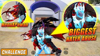 🤬 BIGGEST HATER IN SAME MATCH AND CHALLENGE ME  WITH MARMORIS X -SUIT & AVALANCHE IN BGMI GAMEPLAY