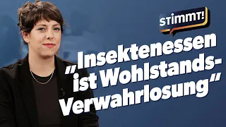 ARD zwingt uns Insekten auf + + Wir sollen Würmer und Grillen essen + + Stimmt! Der Nachrichten-Talk