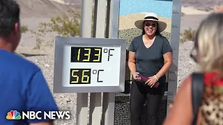 ‘It’s really cool’: Visitors flock to Death Valley amid scorching heatwave