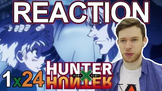 Hunter × Hunter 1x24 "The × Zoldyck × Family" REACTION