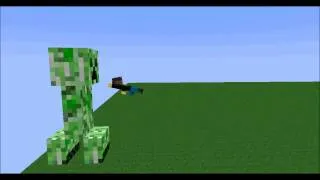 Minecraft's Iron Giant Scene