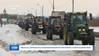 Protestul fermierilor și transportatorilor din zona Roman s-a lăsat cu dosar penal