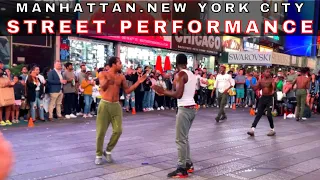 Funny Street Performers, Times Square, Manhattan, New York City