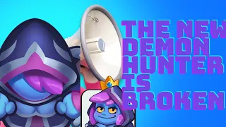 *THE NEW DEMON HUNTER IS BROKEN* | LEARN HOW TO PLAY | RUSH ROYALE