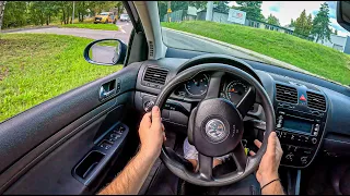 2005 Volkswagen Golf Mk5 [1.9 TDI 90HP] |0-100| POV Test Drive #1788 Joe Black