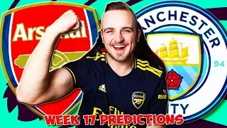 My Premier League 2019/20 WEEK 17 PREDICTIONS!