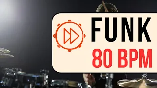 80 BPM - Funk Rock Drum Beat - Backing Track (#81)