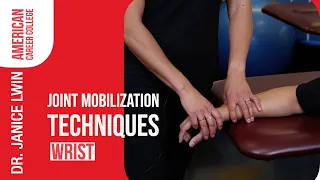 ACC PTA Instructors Demonstrate Joint Mobilization Techniques At The Wrist