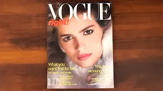 1980 August ASMR Magazine Flip Through: Vogue w Gia Carangi, Lauren Hutton, Saint Laurent