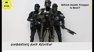 Toy Review & Unboxing: Hot Toys Death Trooper Black Chrome Version 1/6 Scale Action Figure Star Wars