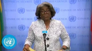 USA on the Middle East & Palestine Question | Security Council Media Stakeout | United Nations