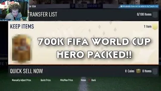 700k player in my 86+ FUT Hero or FIFA World Cup Hero pack!