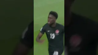 Alphonso Davies First World Cup Goal For Canada 🇨🇦 🤩 #shorts #football #viral #trending