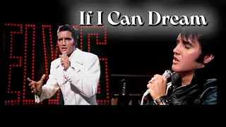 ELVIS PRESLEY - If I Can Dream  (White / Black  version) New Edit (2022) 4K