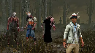 DBD | Survivor Gameplay Against Dredge & Huntress & Trapper (No Commentary)