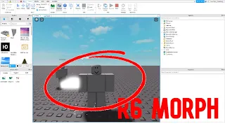 How To Make A R6 MORPH In Roblox Studio!!