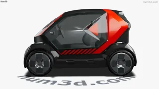 Renault EZ 1 2022 3D model by Hum3D.com