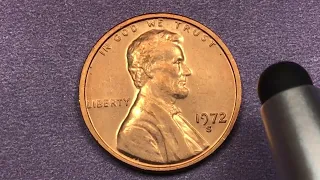 US 1972 One Cent - $23,500 Lincoln DDO United States Pennies Out There