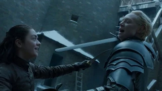 Arya Stark and Brienne of Tarth | Game of Thrones Season 7 Episode 4